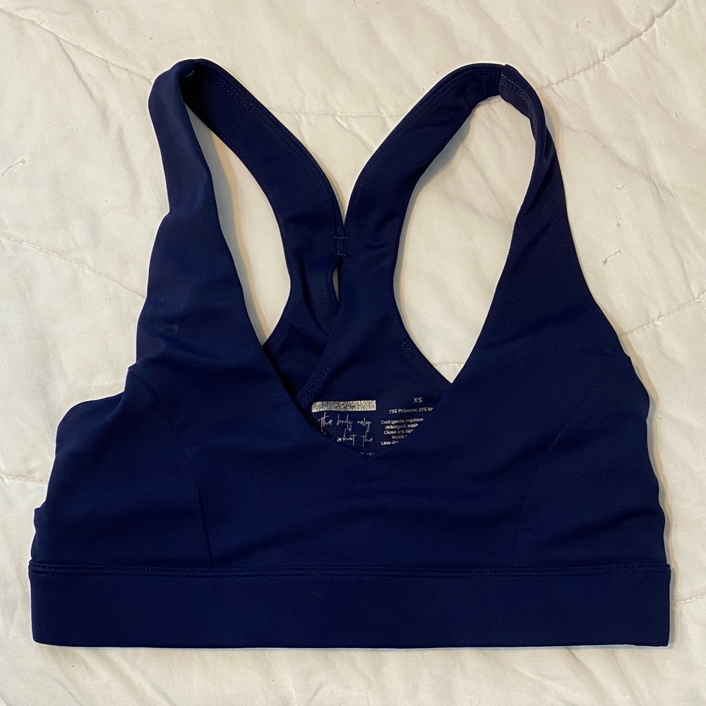 Vie Active Navy Blue Sports Bra